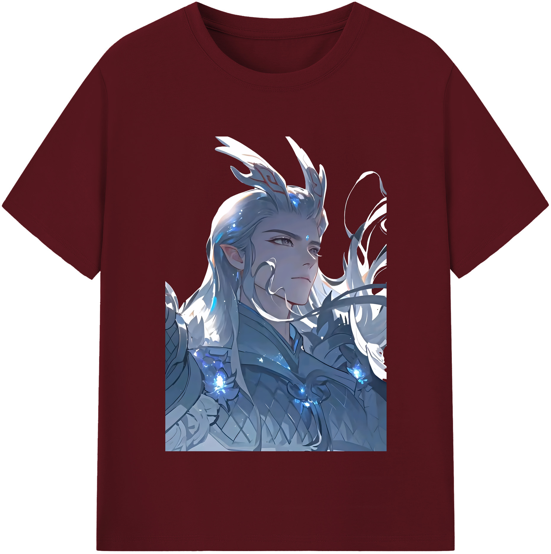 （画像用） Ne Zha 2 ナタ 魔童の大暴れ 綿100％半袖Tシャツ（フロントプリント）